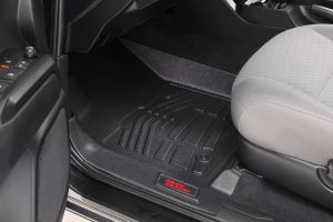 Toyota Tacoma Floor Mats - Front + Rear - Rough Country - Sure-Fit - '16-'23